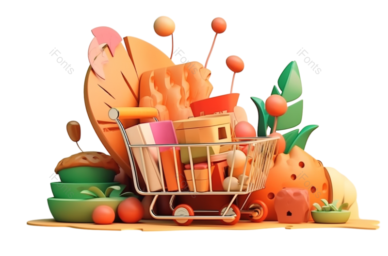 卡通图片,可爱风元素,水果PNG,动画免抠素材